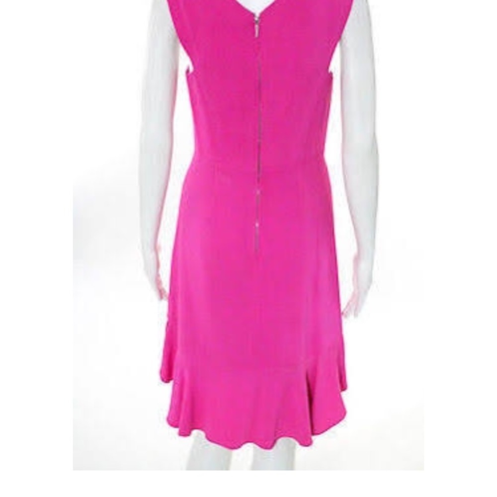 EUC Rebecca taylor fuschia flutter dress - Picture 2 of 4